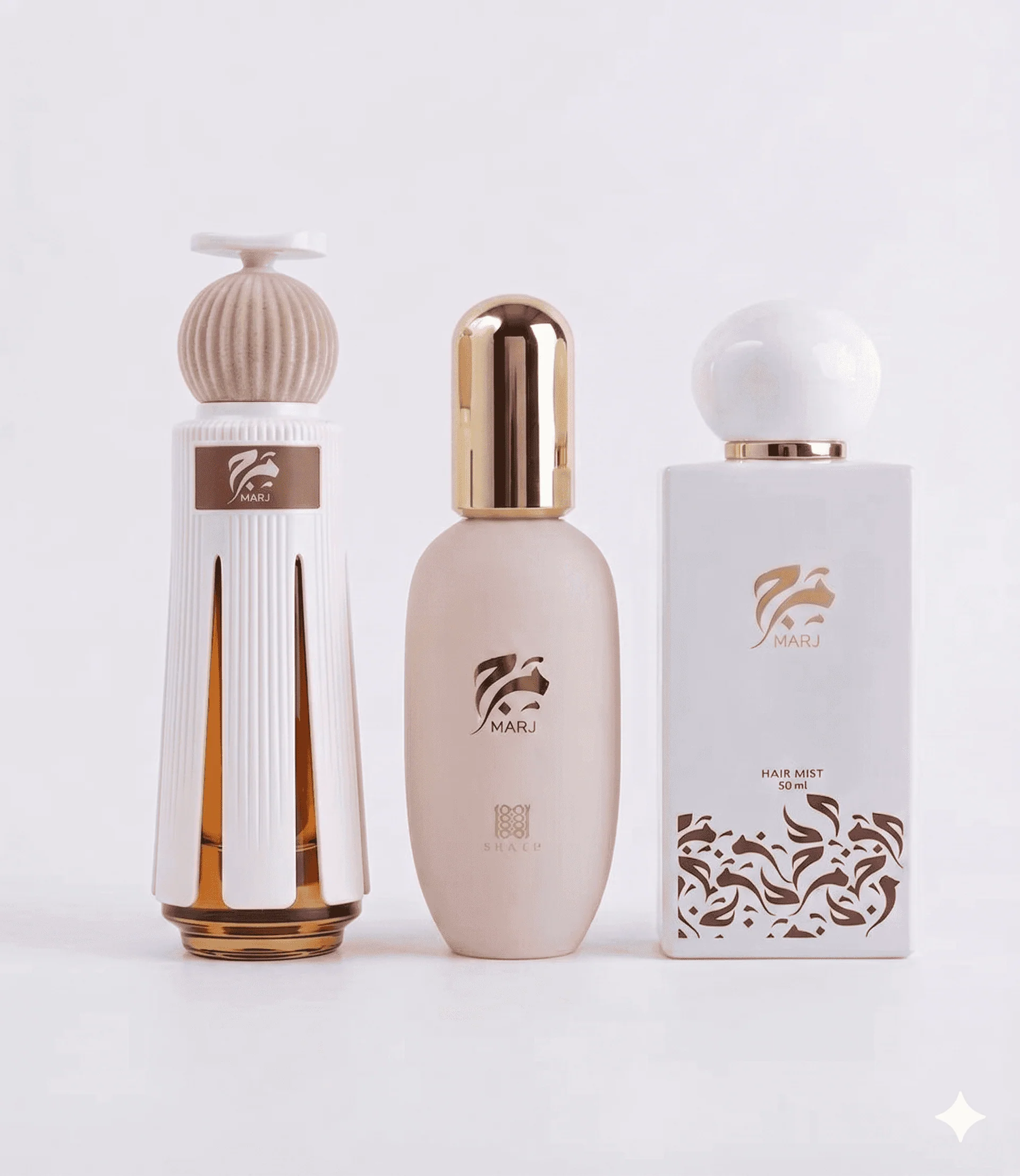 Ahmed Al Maghribi Oud Perfume Hair Mist Body Gel Set