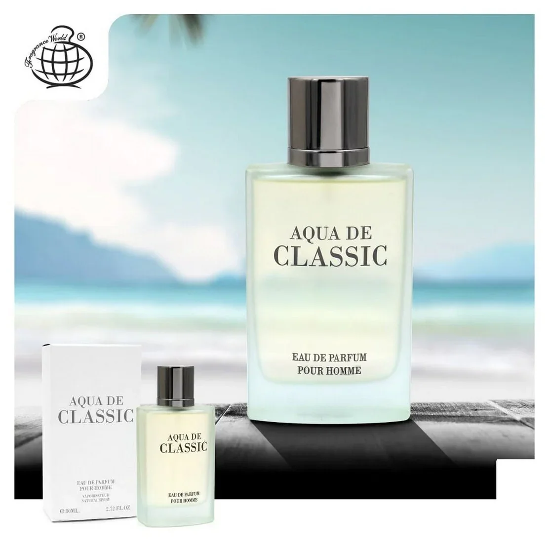 Aqua de Classic fragrance for men 100ml- Aqua de Classic perfume for men - Image 3
