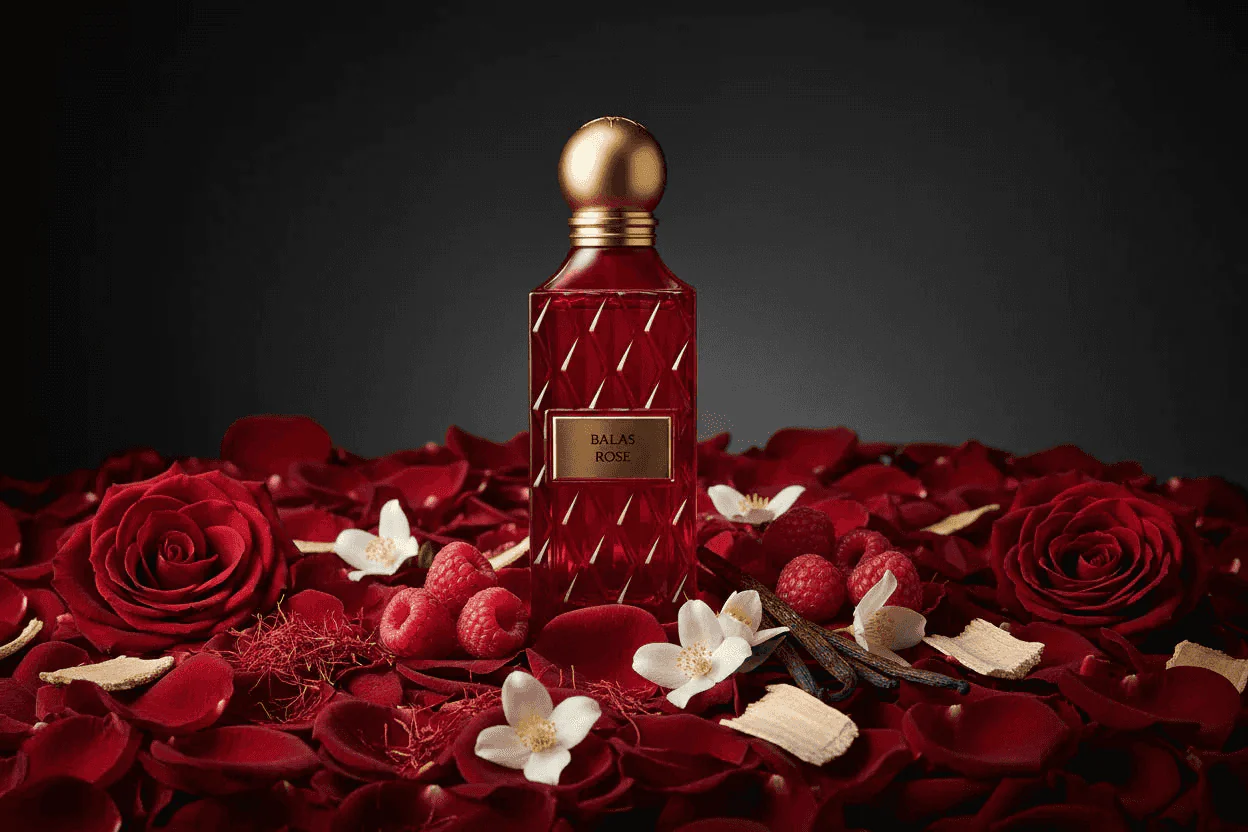 Balas Rose by Ibraheem Al Qurashi 75ml extrait de Parfum - Image 2