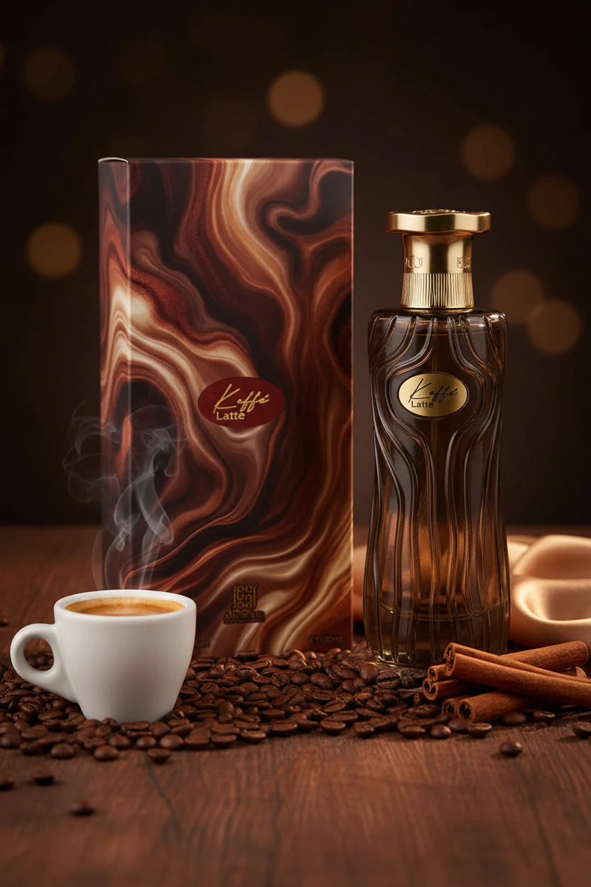 Gourmand Kaffe Latte Perfume By Ahmed Al Maghribi - Coffee and Caramel Bliss - Image 2
