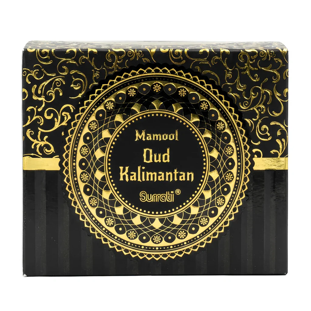 Mamool Oud Kalimantan Bakhoor by Surrati 80g - Image 2