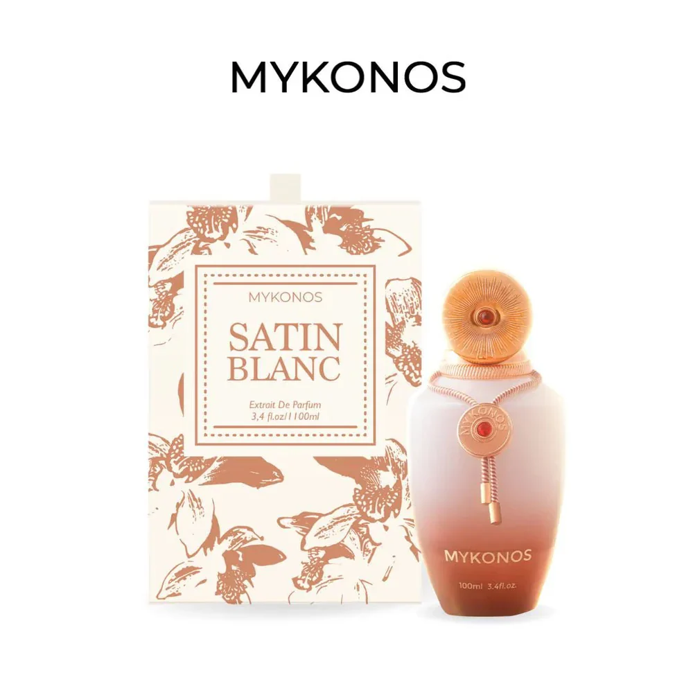 Mykonos Satin Blanc Eau de Parfum 100ml - Clean Floral